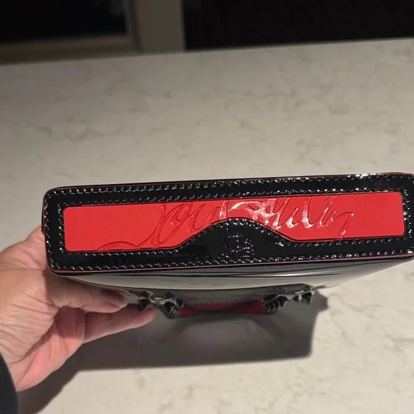 Christian Louboutin Black and Red Women's Handbag - Picture 5 of 14